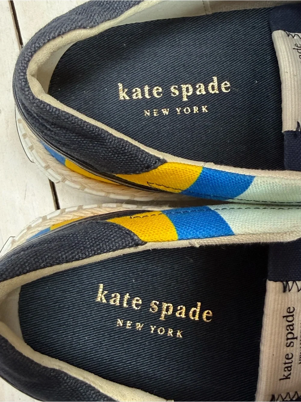KATE SPADE Women’s Boat Party Espadrille Sneakers Size 7.5